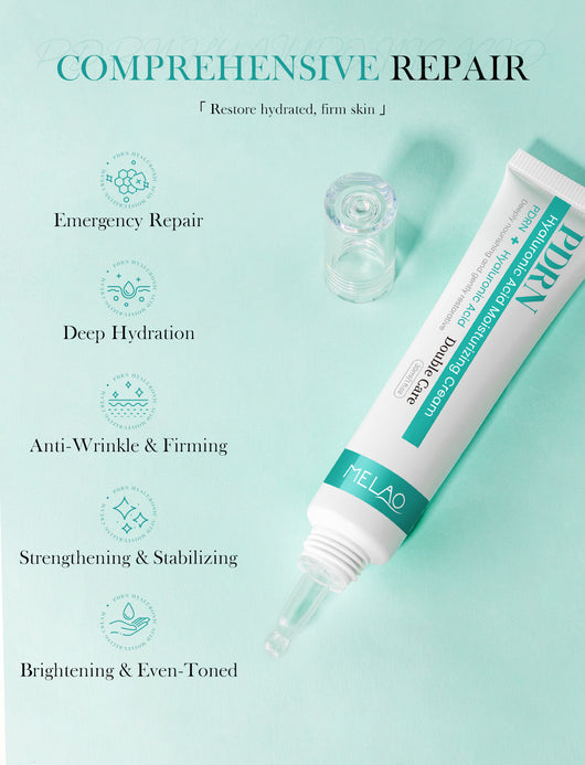 Melao Cross-Border Spot Pdrn Hyaluronic Acid Moisturizing Cream Double Moisture-Locking and Nourishing Skin Facial Moisturizing Cream