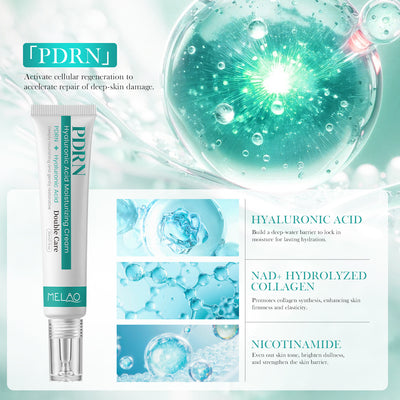 Melao Cross-Border Spot Pdrn Hyaluronic Acid Moisturizing Cream Double Moisture-Locking and Nourishing Skin Facial Moisturizing Cream
